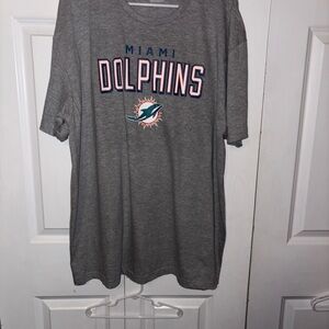 Gray Miami Dolphins Tee XXL